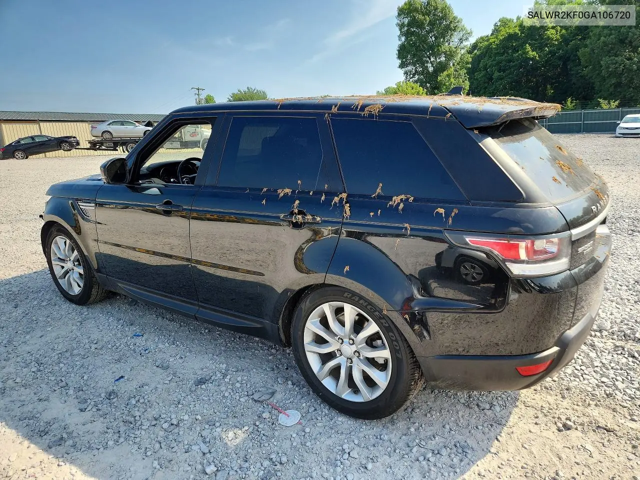 2016 Land Rover Range Rover Sport Hse VIN: SALWR2KF0GA106720 Lot: 56465786