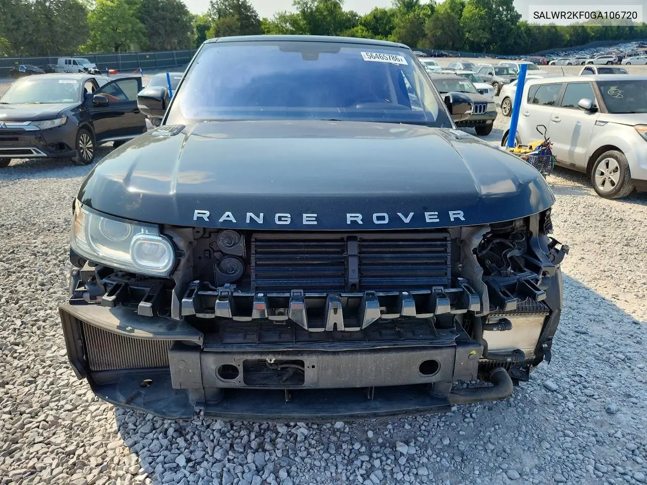 2016 Land Rover Range Rover Sport Hse VIN: SALWR2KF0GA106720 Lot: 56465786