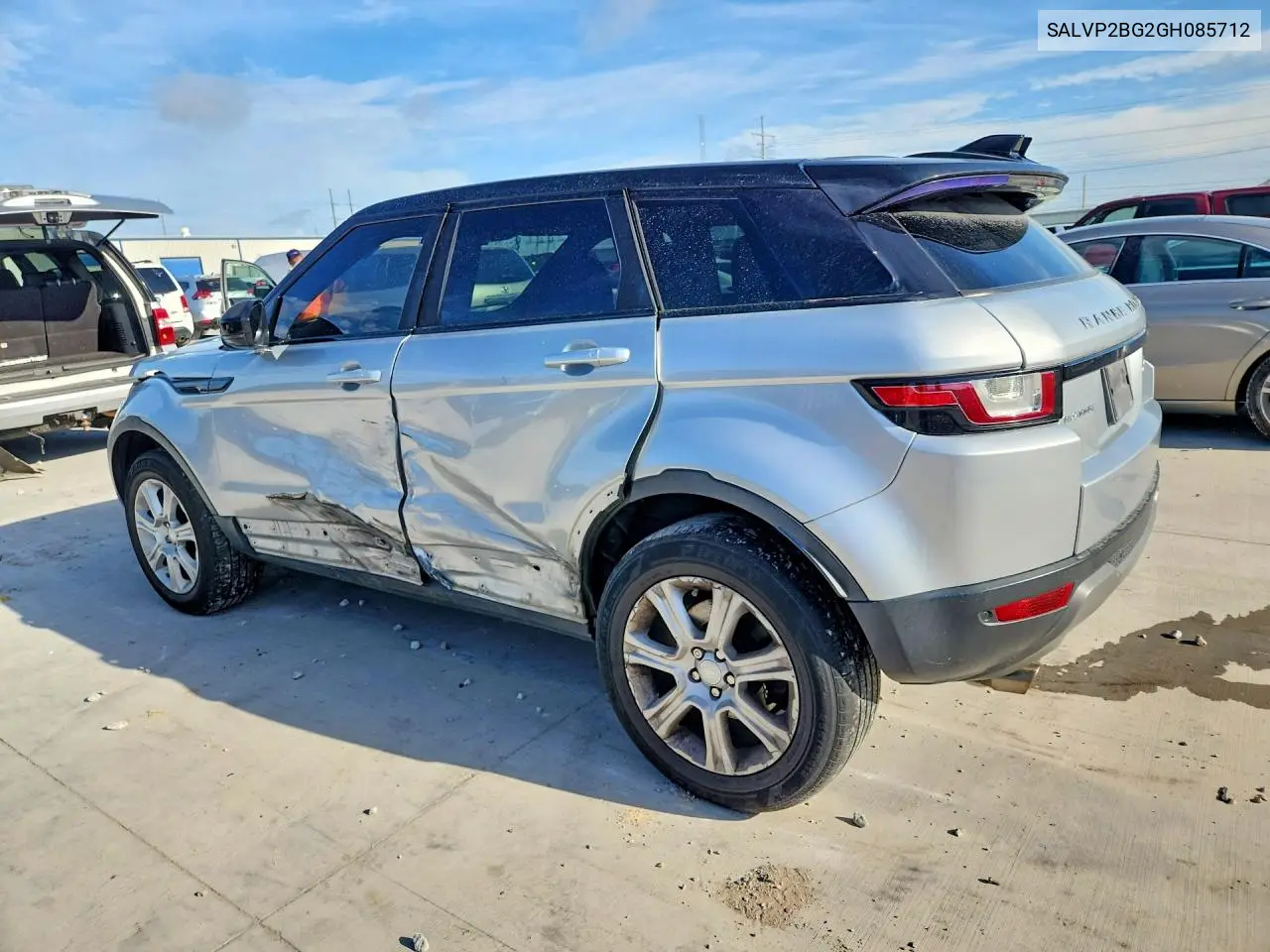 2016 Land Rover Range Rover Evoque Se VIN: SALVP2BG2GH085712 Lot: 56543936