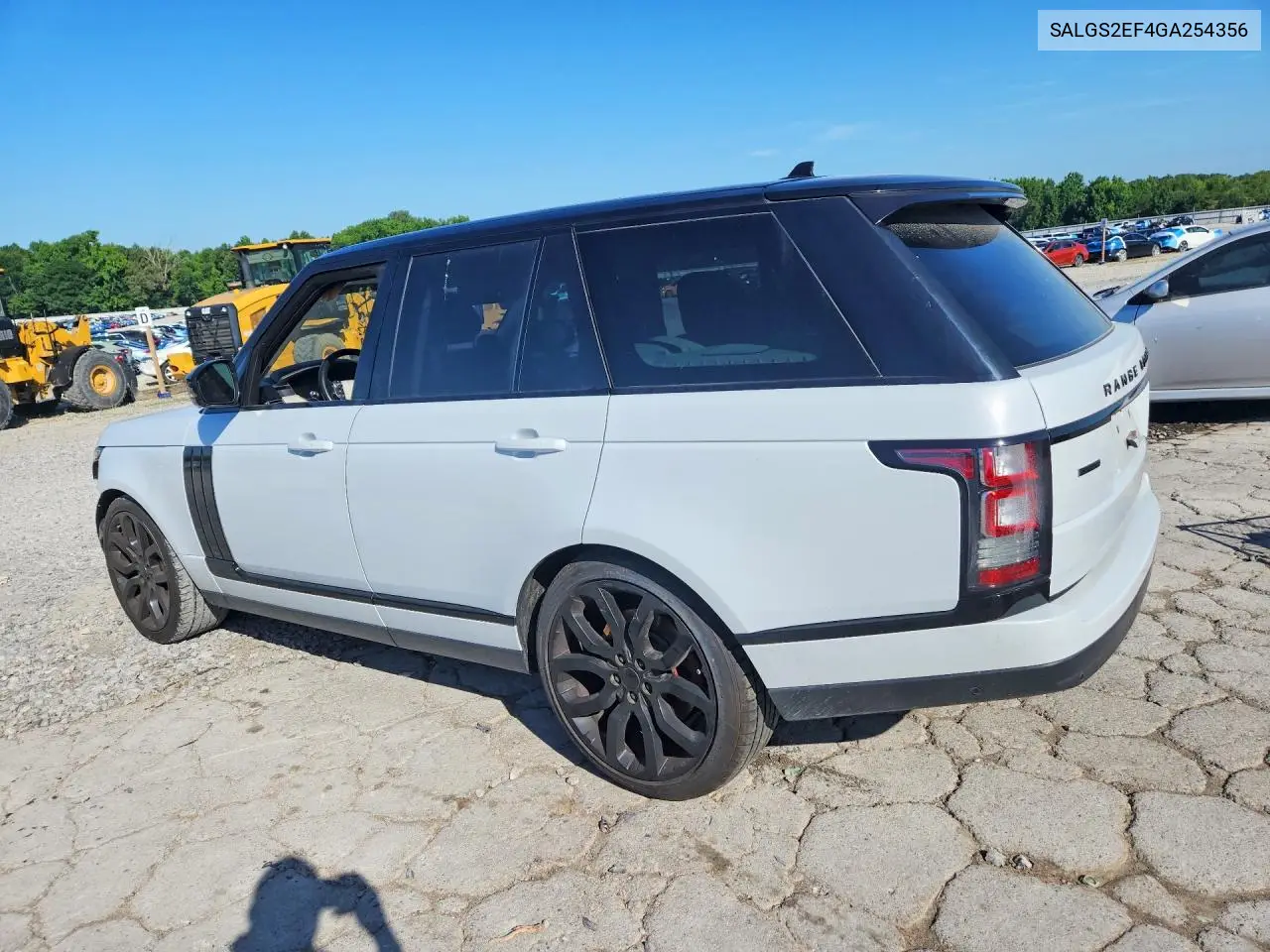 2016 Land Rover Range Rover Supercharged VIN: SALGS2EF4GA254356 Lot: 56581966