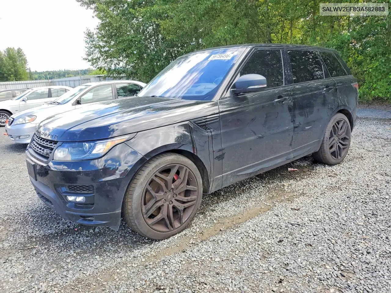 2016 Land Rover Range Rover Sport Autobiography VIN: SALWV2EF8GA582883 Lot: 56756496