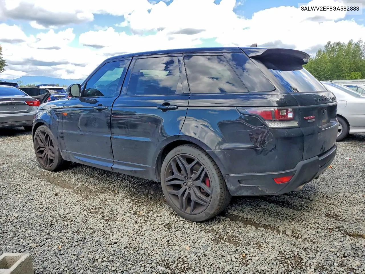2016 Land Rover Range Rover Sport Autobiography VIN: SALWV2EF8GA582883 Lot: 56756496