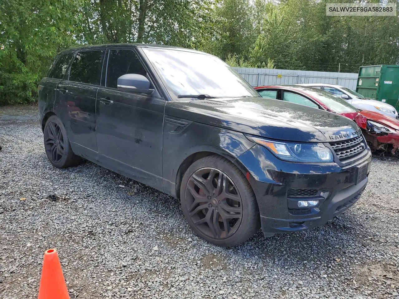 2016 Land Rover Range Rover Sport Autobiography VIN: SALWV2EF8GA582883 Lot: 56756496