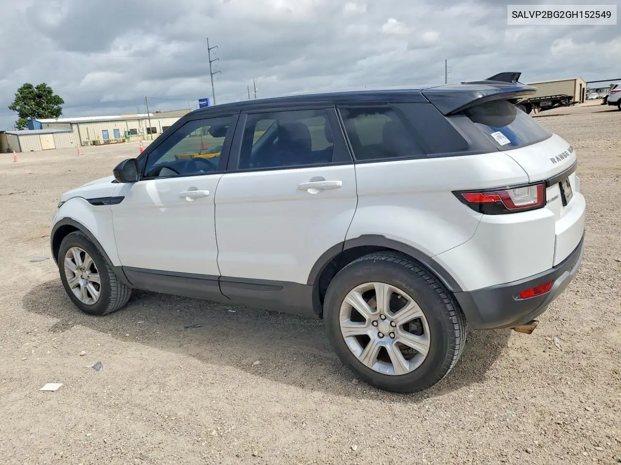 2016 Land Rover Range Rover Evoque Se VIN: SALVP2BG2GH152549 Lot: 57080036