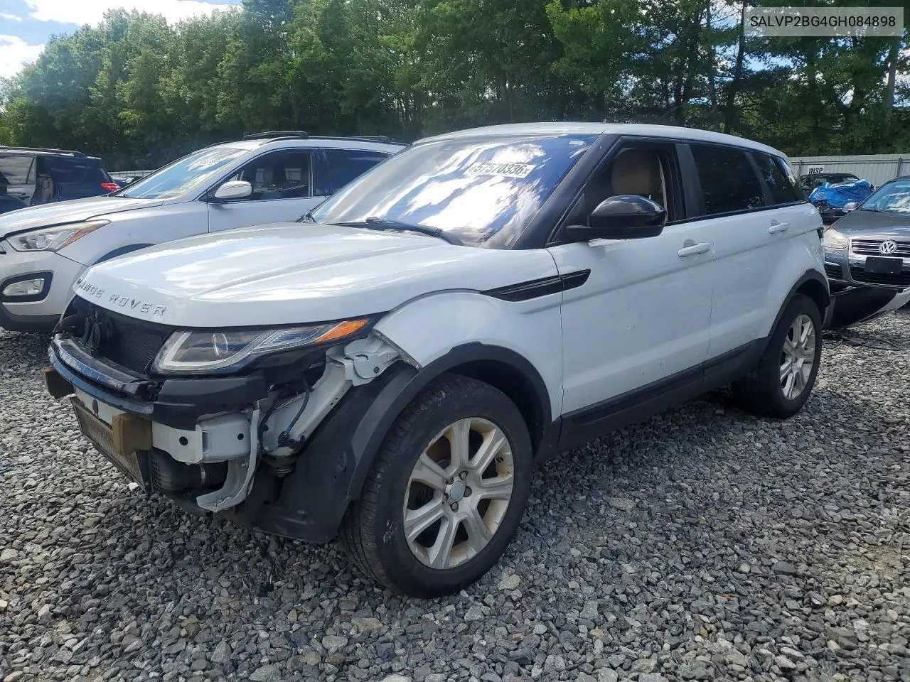 2016 Land Rover Range Rover Evoque Se VIN: SALVP2BG4GH084898 Lot: 57570336