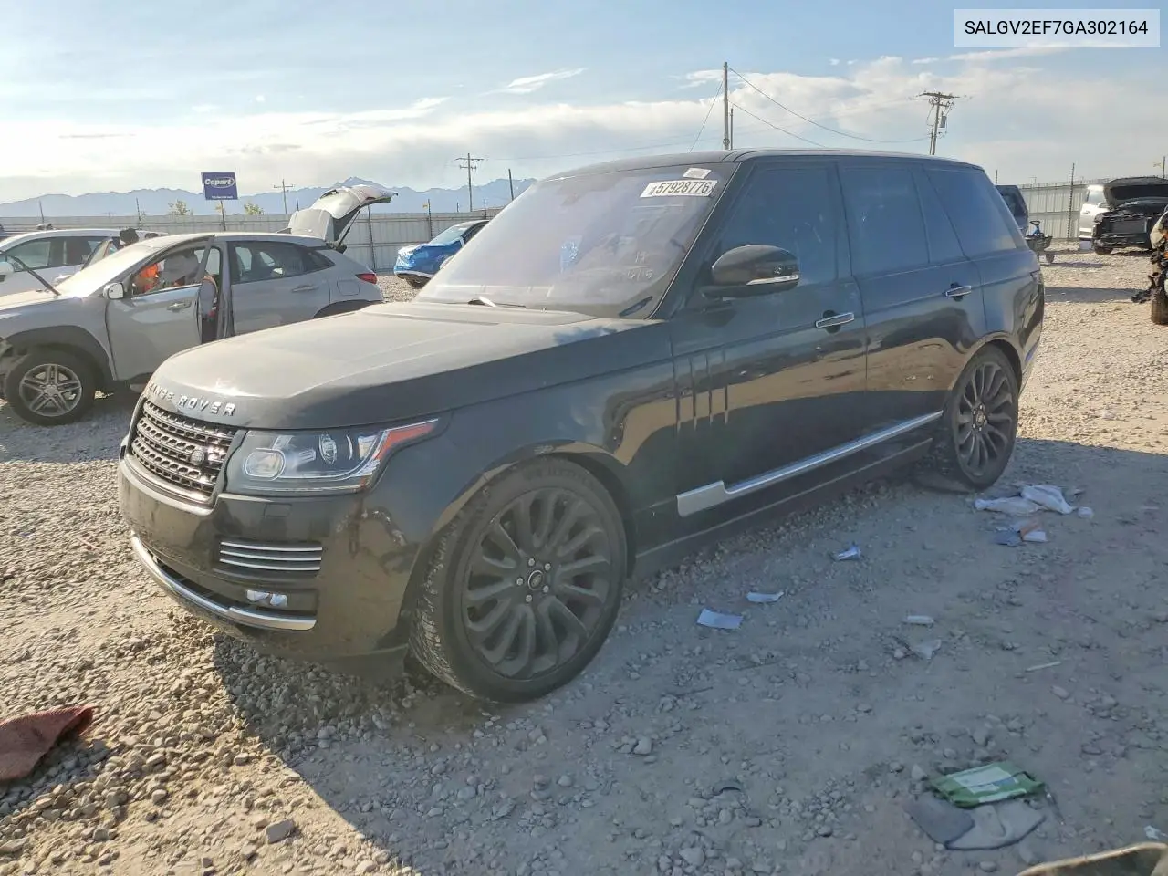 2016 Land Rover Range Rover Autobiography VIN: SALGV2EF7GA302164 Lot: 57928776