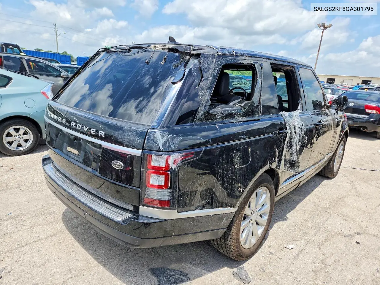 2016 Land Rover Range Rover Hse VIN: SALGS2KF8GA301795 Lot: 58490006