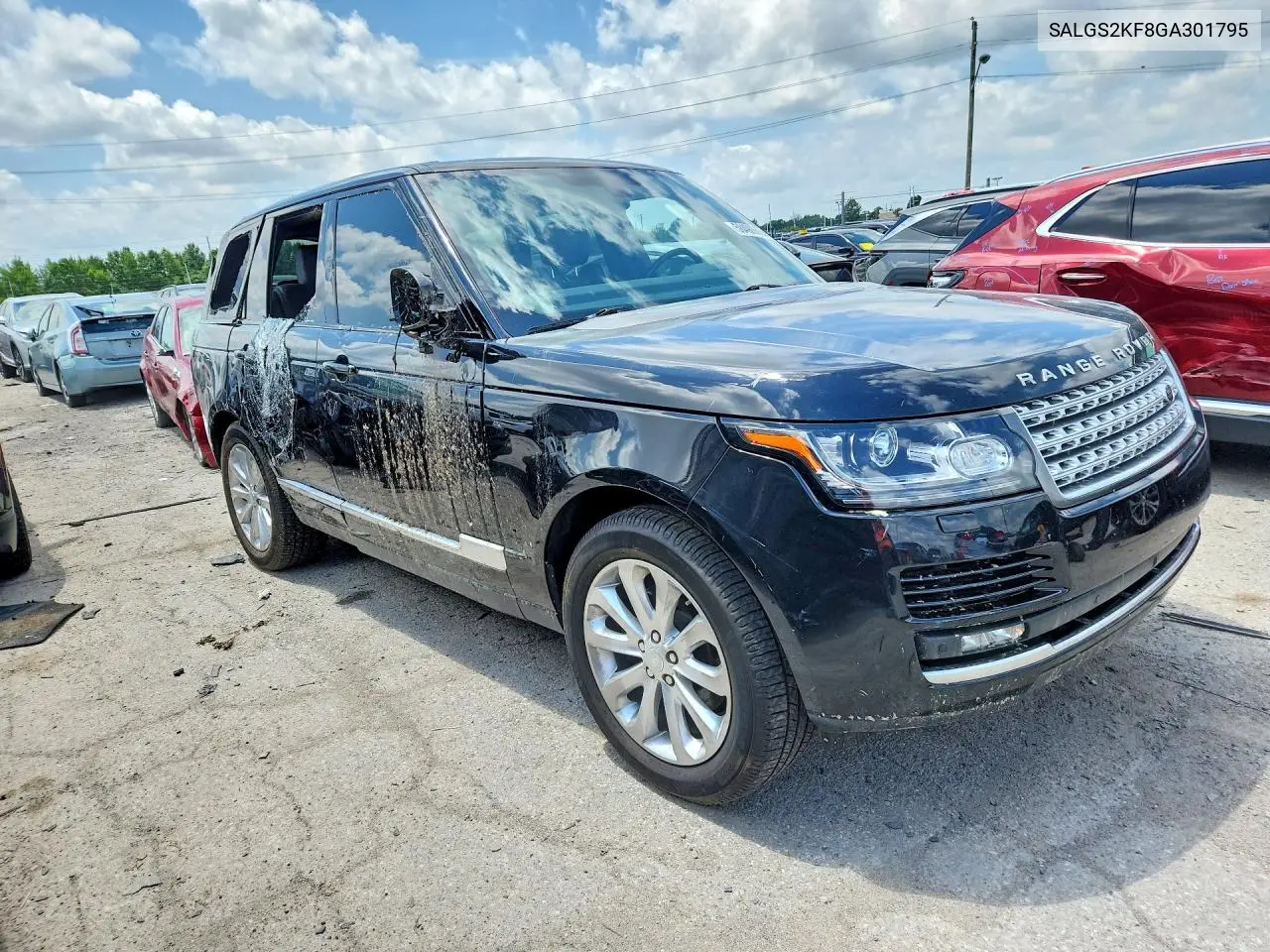 2016 Land Rover Range Rover Hse VIN: SALGS2KF8GA301795 Lot: 58490006