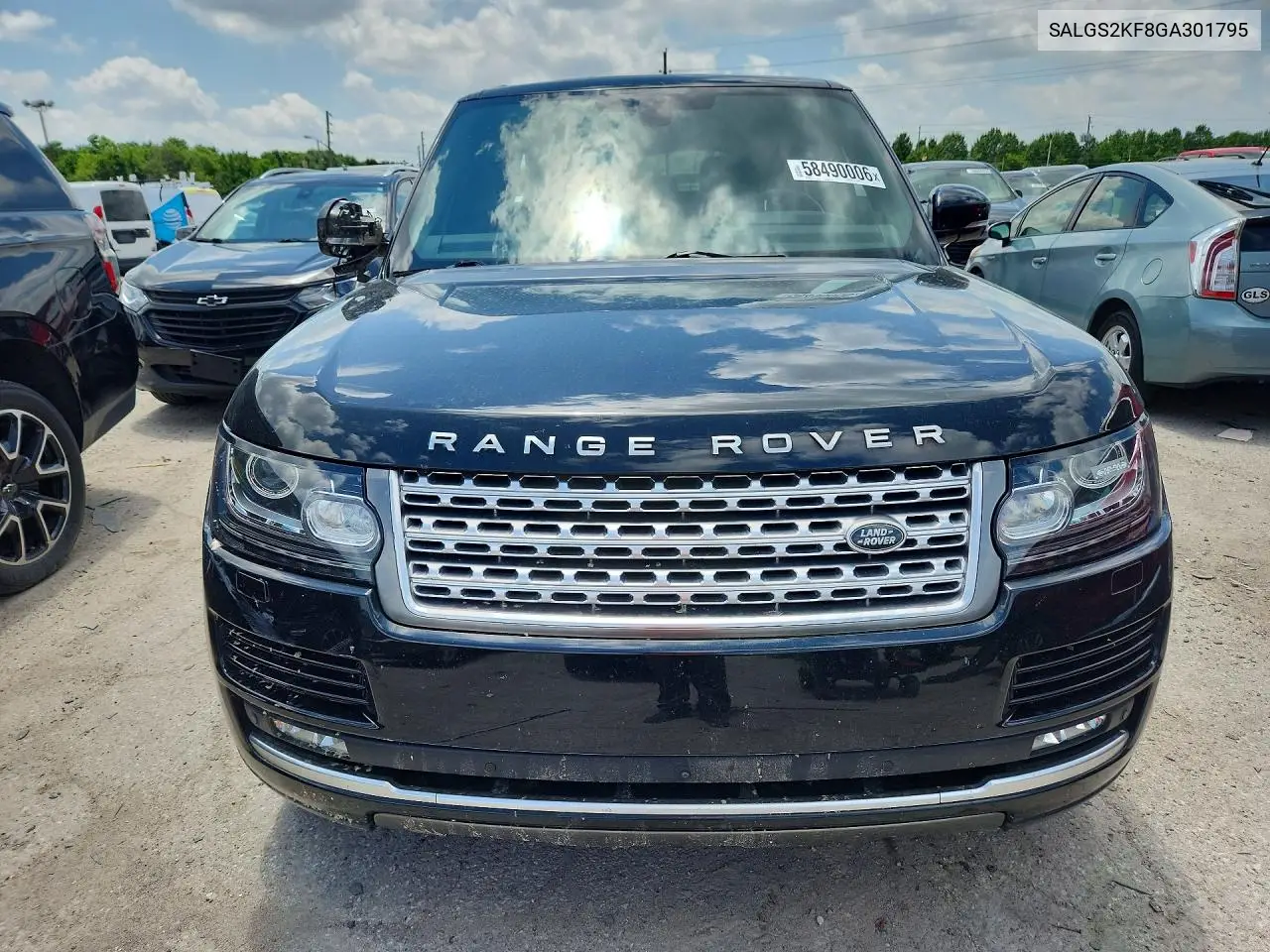 2016 Land Rover Range Rover Hse VIN: SALGS2KF8GA301795 Lot: 58490006