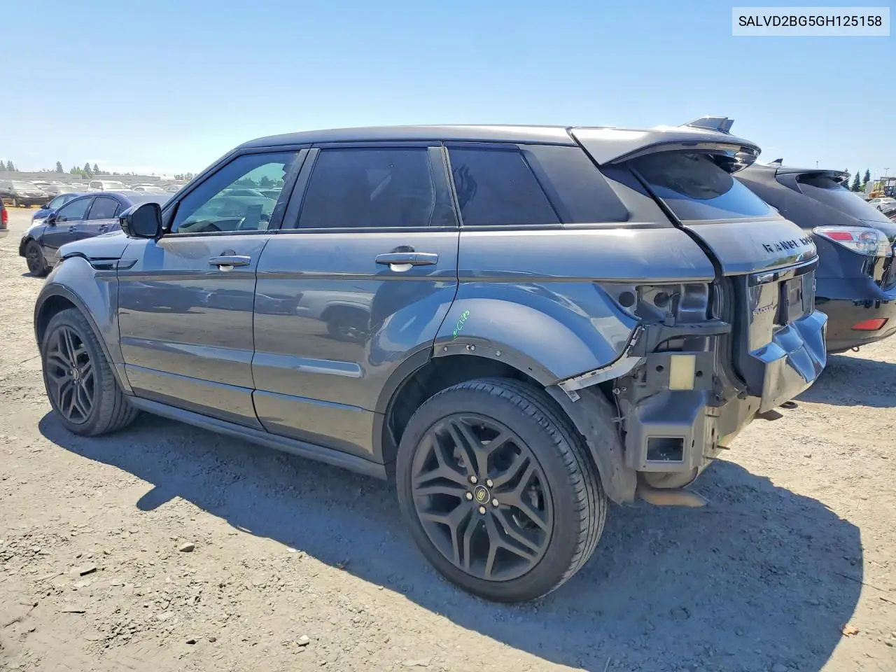 2016 Land Rover Range Rover Evoque Hse Dynamic VIN: SALVD2BG5GH125158 Lot: 58607636
