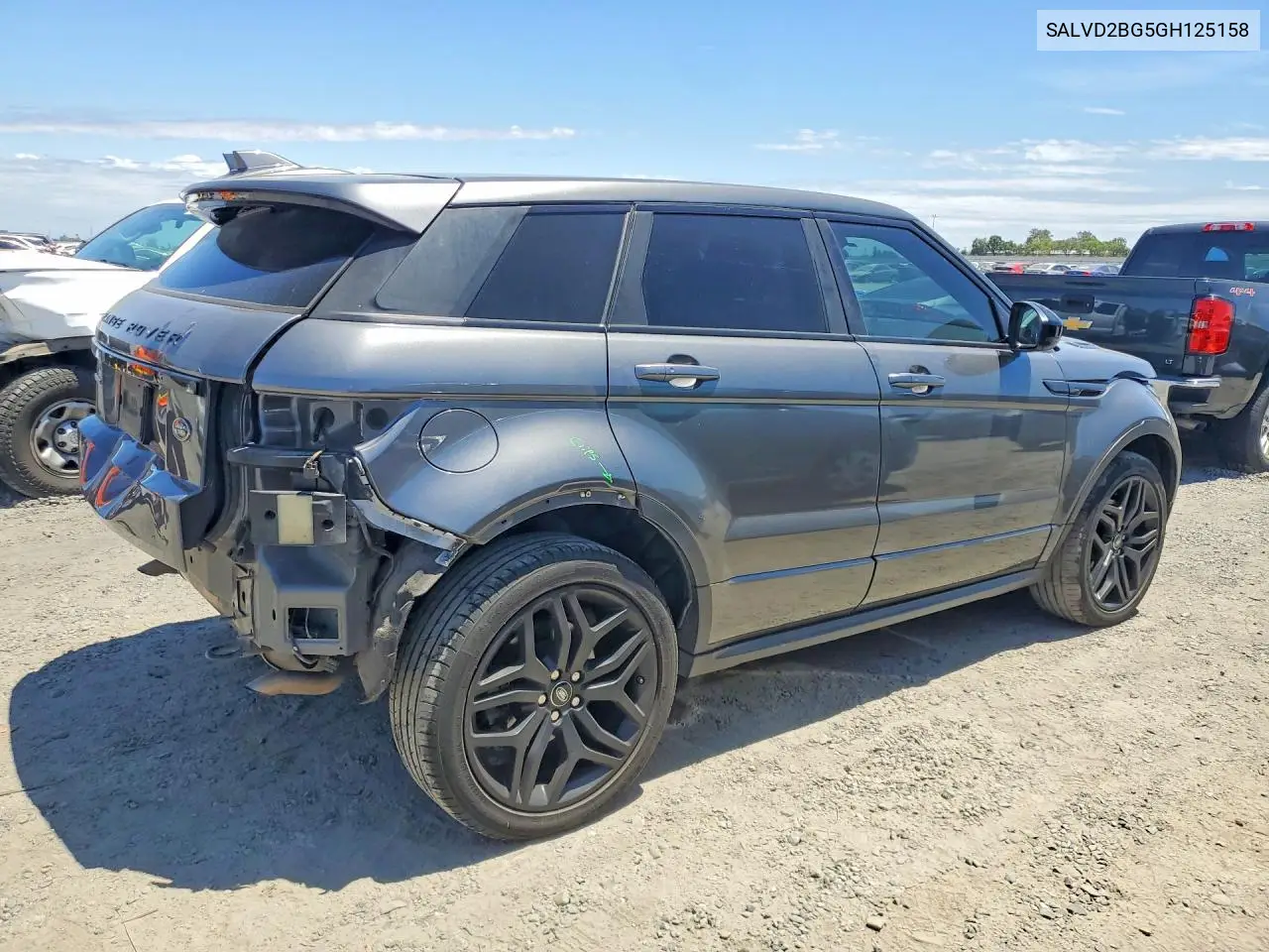 2016 Land Rover Range Rover Evoque Hse Dynamic VIN: SALVD2BG5GH125158 Lot: 58607636