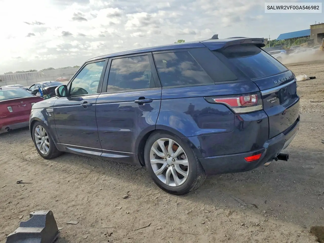 2016 Land Rover Range Rover Sport Hse VIN: SALWR2VF0GA546982 Lot: 58956226