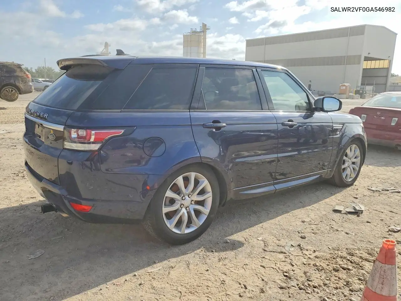 2016 Land Rover Range Rover Sport Hse VIN: SALWR2VF0GA546982 Lot: 58956226
