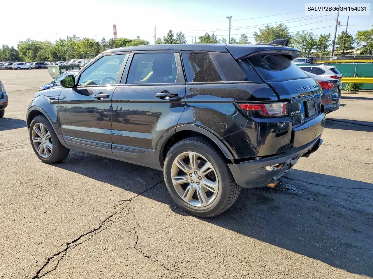 2016 Land Rover Range Rover Evoque Se VIN: SALVP2BG6GH154031 Lot: 59019786
