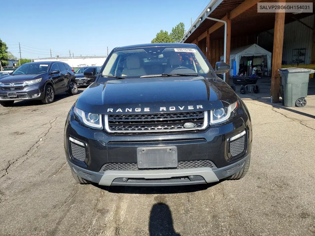 2016 Land Rover Range Rover Evoque Se VIN: SALVP2BG6GH154031 Lot: 59019786