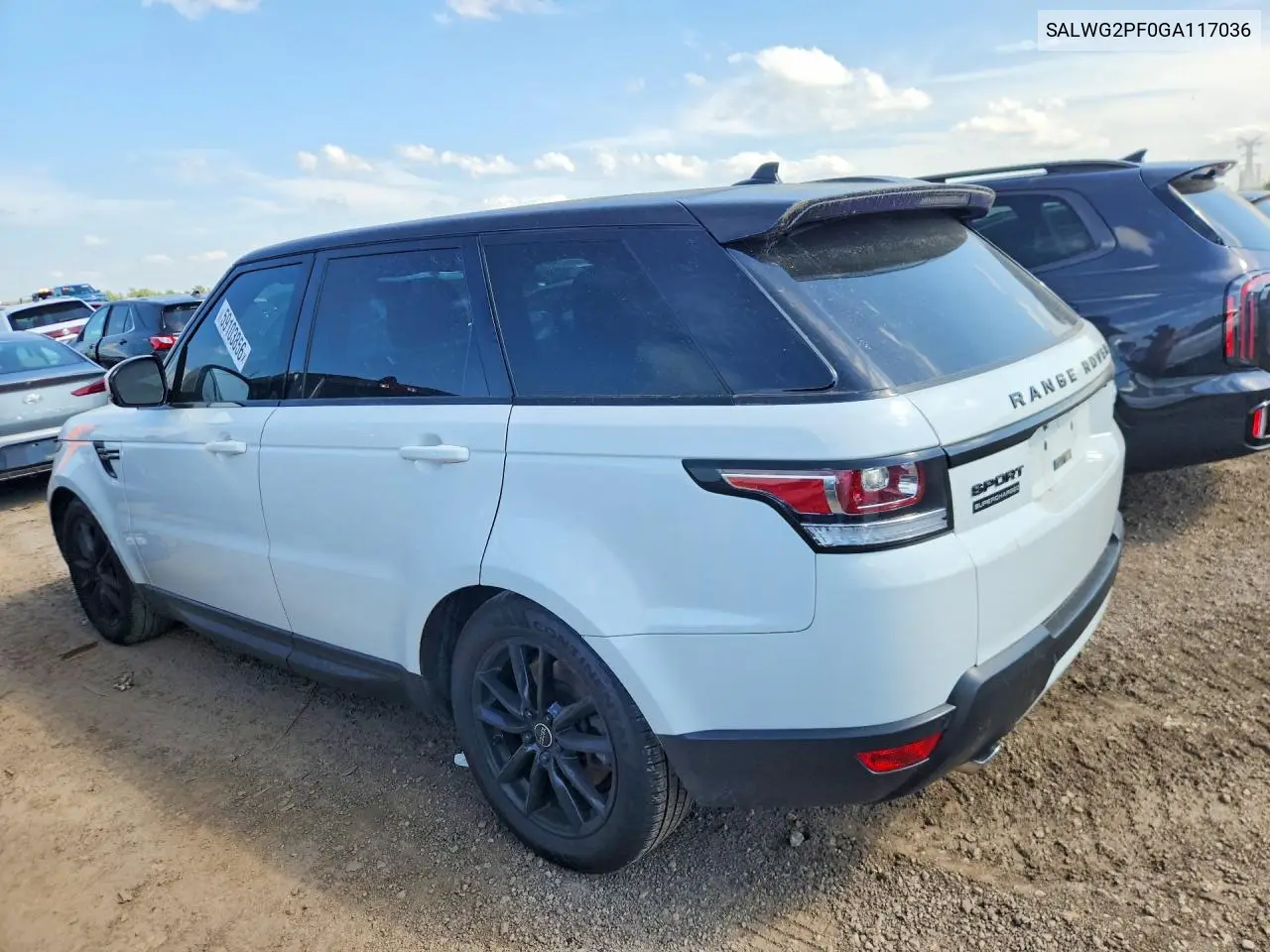 2016 Land Rover Range Rover Sport Se VIN: SALWG2PF0GA117036 Lot: 59103856