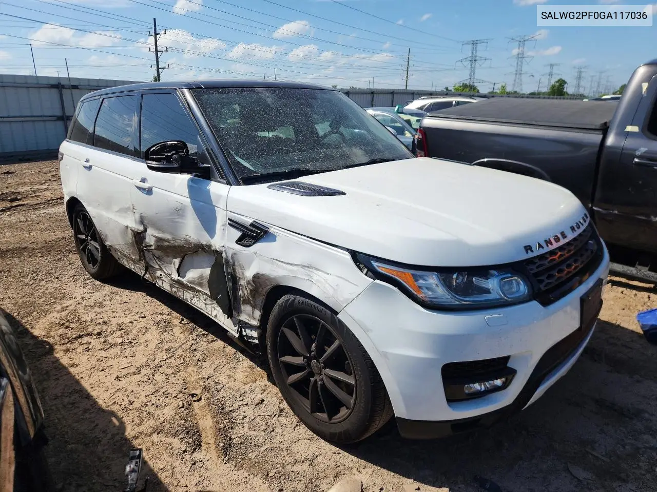 2016 Land Rover Range Rover Sport Se VIN: SALWG2PF0GA117036 Lot: 59103856