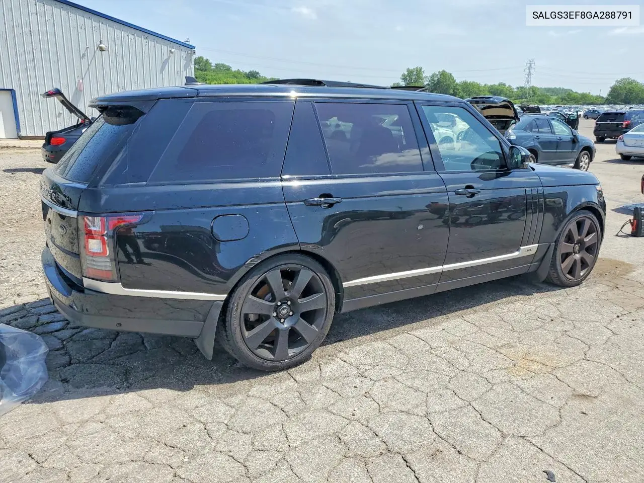 2016 Land Rover Range Rover Supercharged VIN: SALGS3EF8GA288791 Lot: 59118346