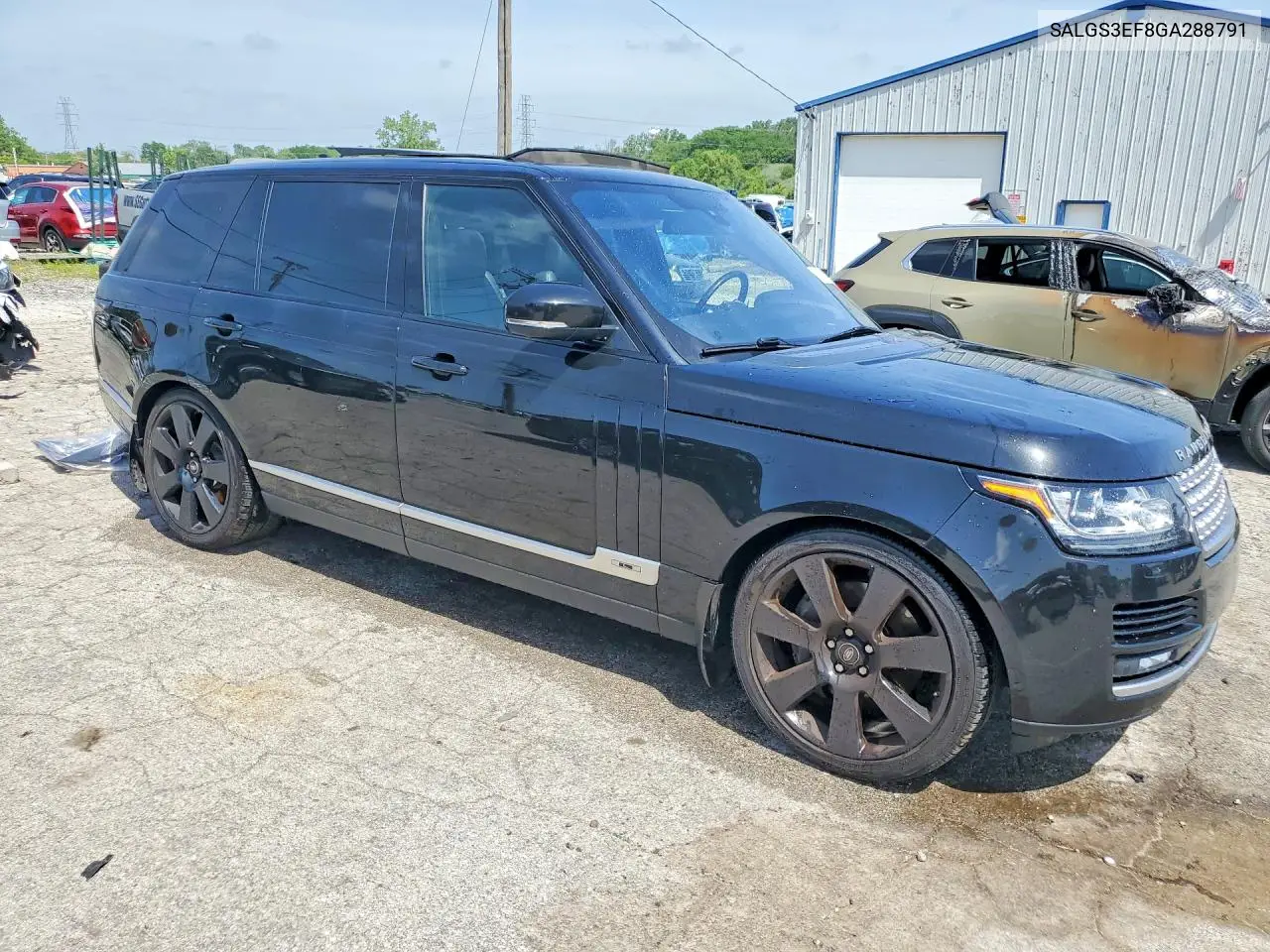 2016 Land Rover Range Rover Supercharged VIN: SALGS3EF8GA288791 Lot: 59118346