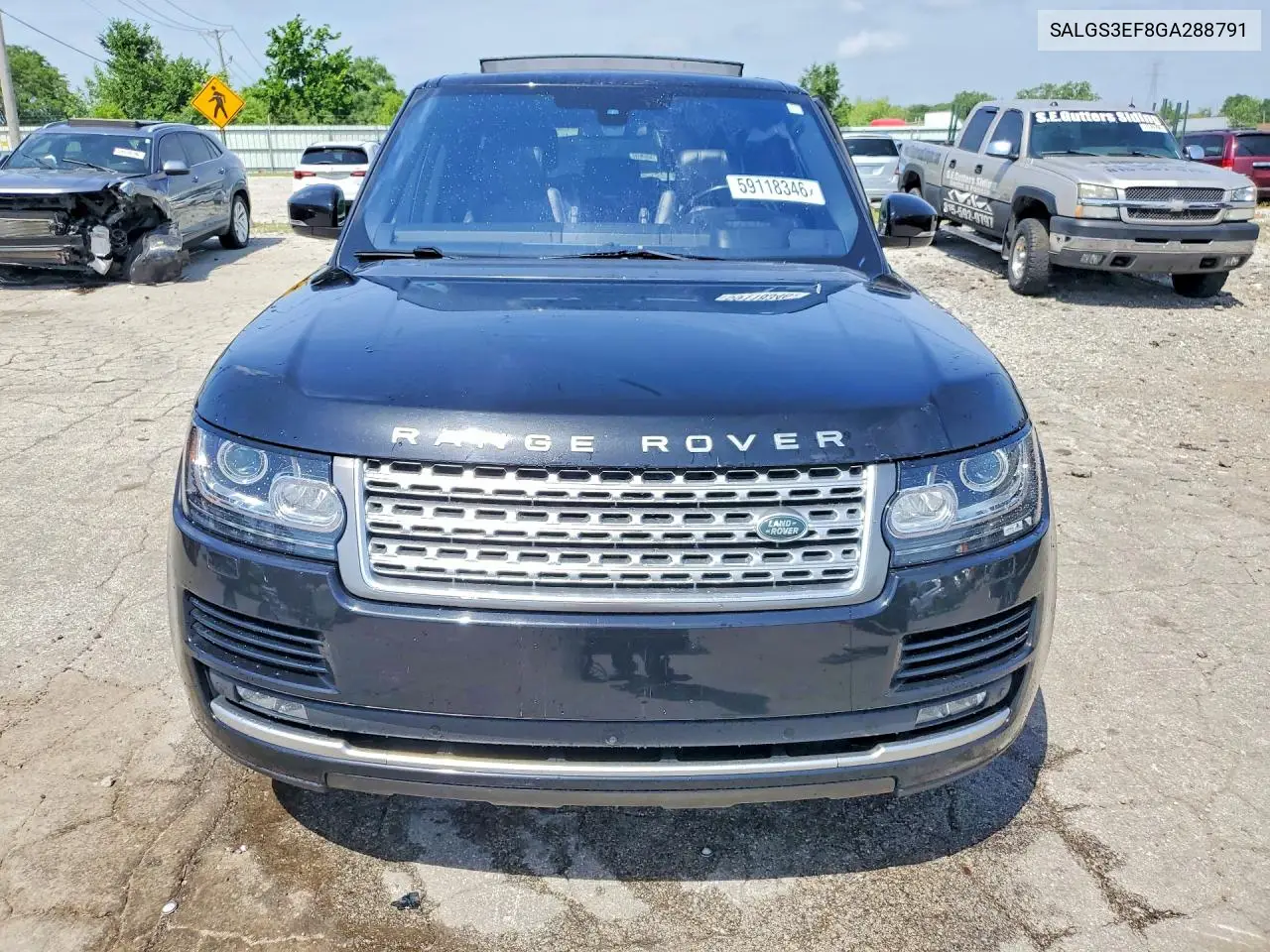 2016 Land Rover Range Rover Supercharged VIN: SALGS3EF8GA288791 Lot: 59118346
