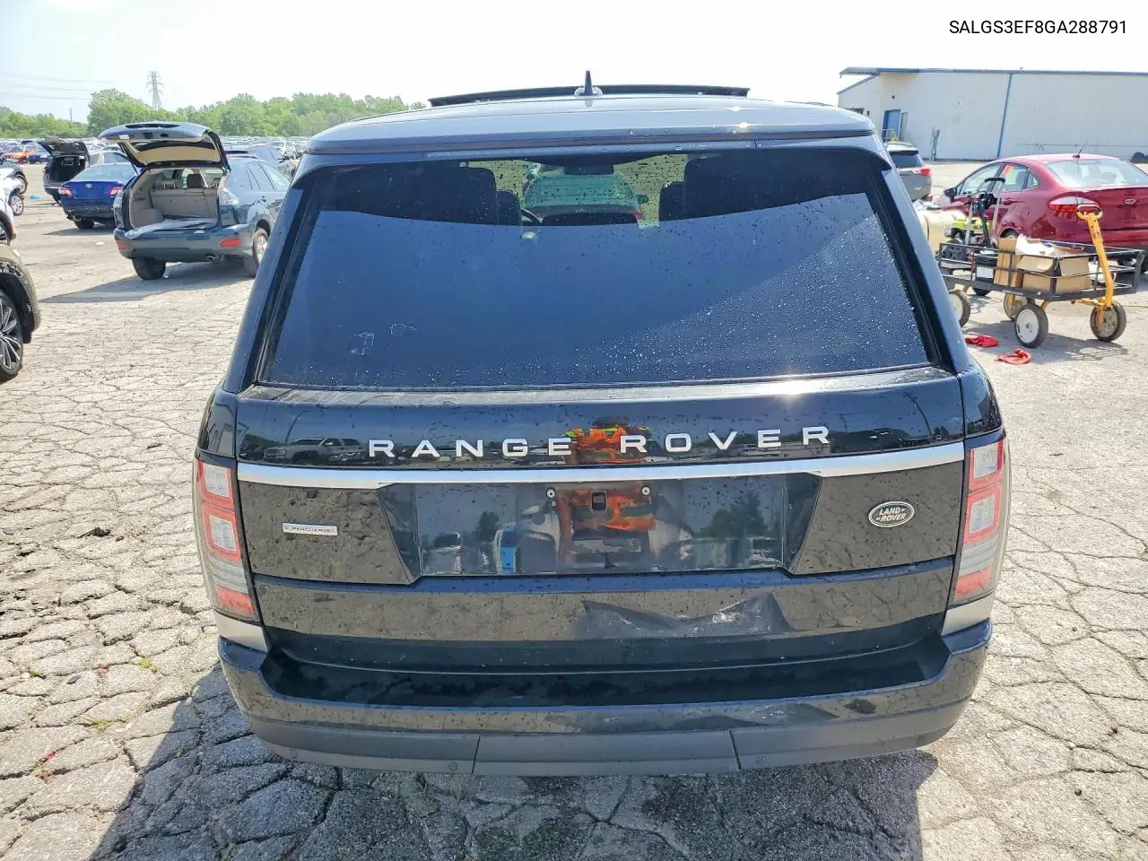 2016 Land Rover Range Rover Supercharged VIN: SALGS3EF8GA288791 Lot: 59118346