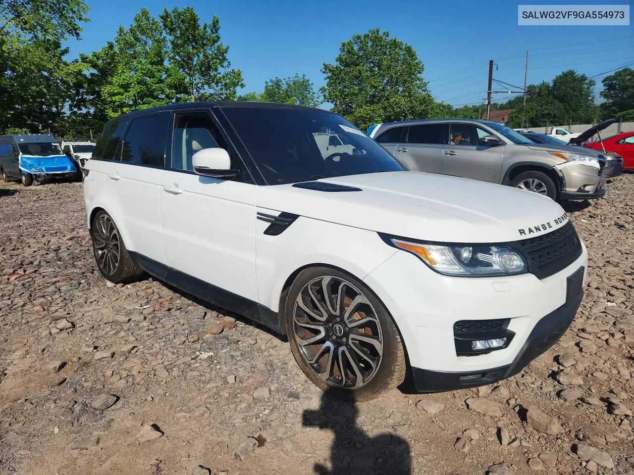 2016 Land Rover Range Rover Sport Se VIN: SALWG2VF9GA554973 Lot: 59121886