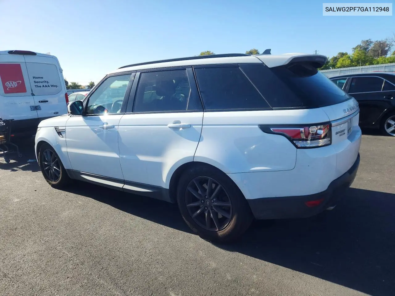 2016 Land Rover Range Rover Sport Se VIN: SALWG2PF7GA112948 Lot: 59287046