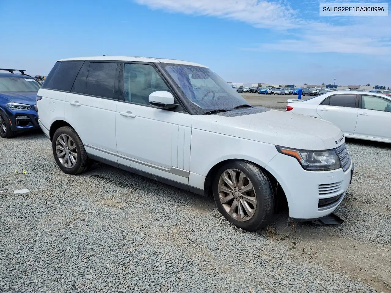 2016 Land Rover Range Rover Hse VIN: SALGS2PF1GA300996 Lot: 59390946