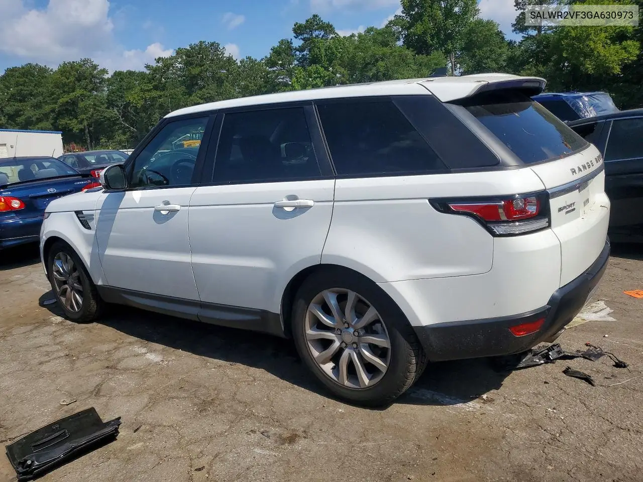 2016 Land Rover Range Rover Sport Hse VIN: SALWR2VF3GA630973 Lot: 59400036