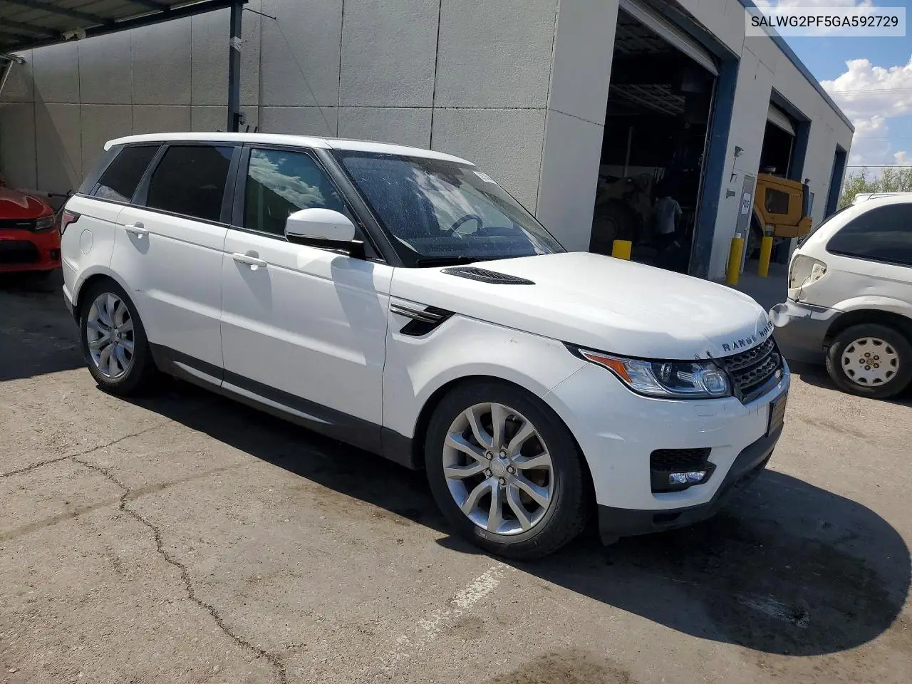 2016 Land Rover Range Rover Sport Se VIN: SALWG2PF5GA592729 Lot: 59705946