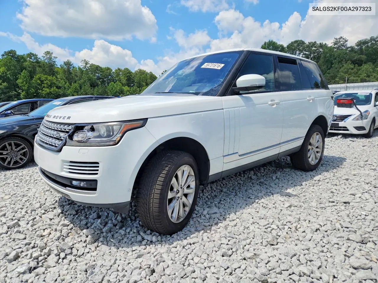 2016 Land Rover Range Rover Hse VIN: SALGS2KF0GA297323 Lot: 59731616