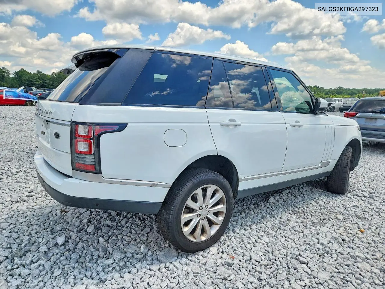 2016 Land Rover Range Rover Hse VIN: SALGS2KF0GA297323 Lot: 59731616