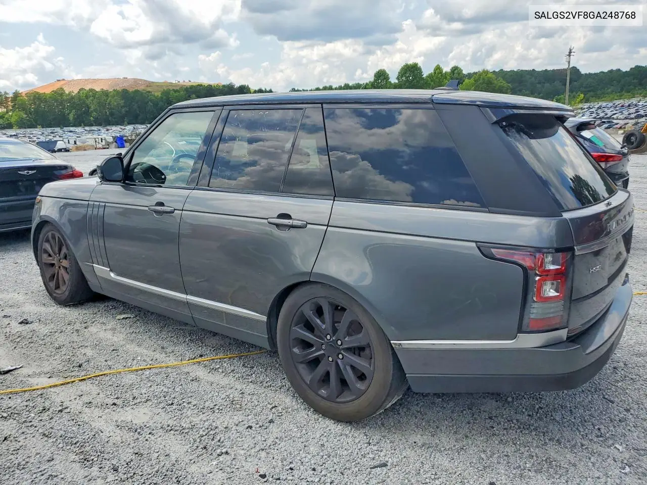 2016 Land Rover Range Rover Hse VIN: SALGS2VF8GA248768 Lot: 59785736
