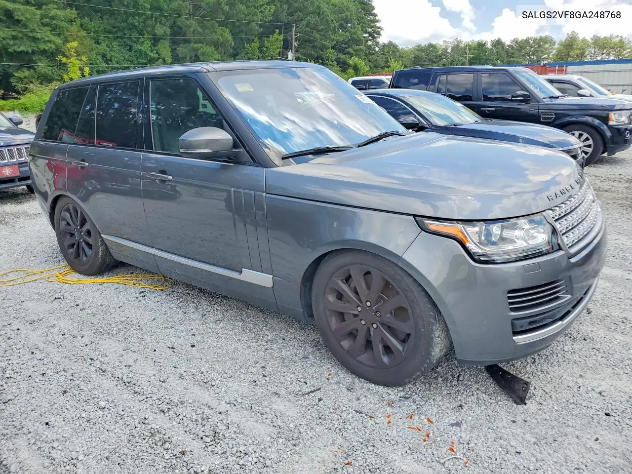 2016 Land Rover Range Rover Hse VIN: SALGS2VF8GA248768 Lot: 59785736