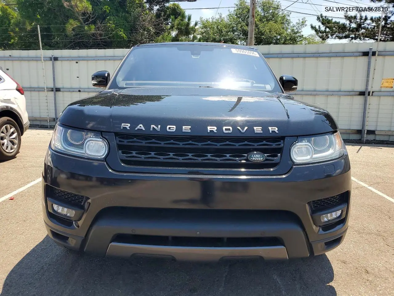 2016 Land Rover Range Rover Sport Sc VIN: SALWR2EF7GA562810 Lot: 59965096