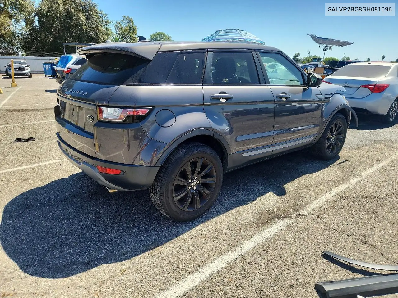 2016 Land Rover Range Rover Evoque Se VIN: SALVP2BG8GH081096 Lot: 60041656