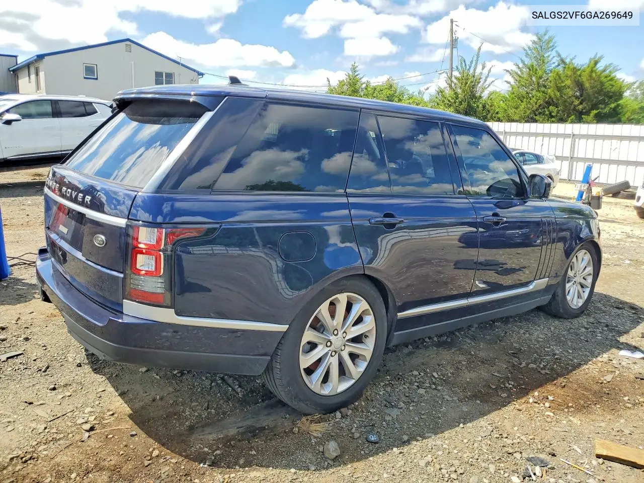 2016 Land Rover Range Rover Hse VIN: SALGS2VF6GA269649 Lot: 60074096