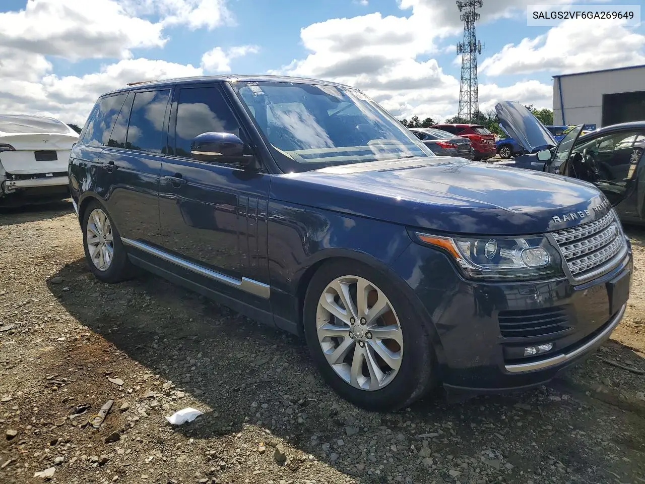 2016 Land Rover Range Rover Hse VIN: SALGS2VF6GA269649 Lot: 60074096