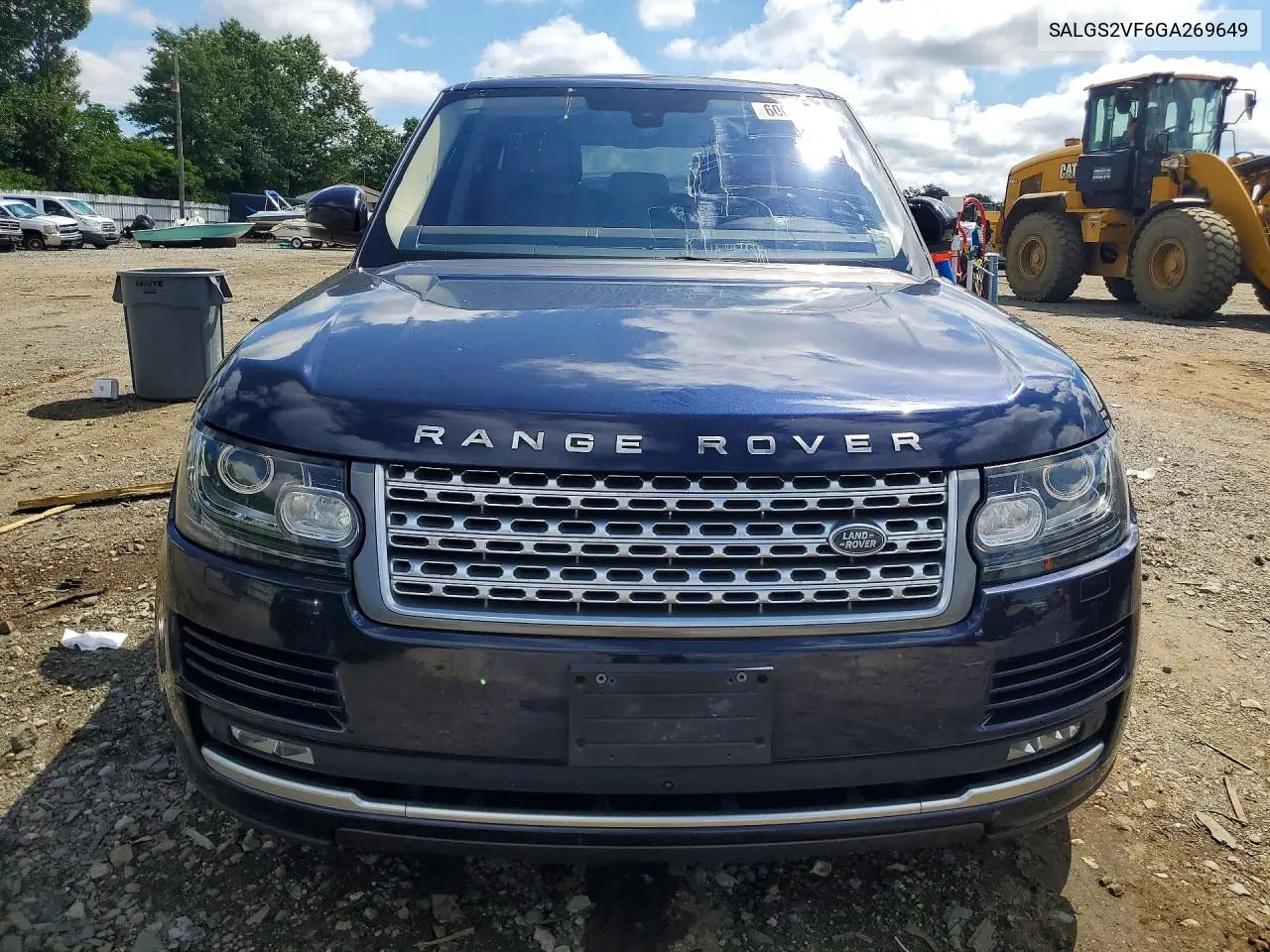 2016 Land Rover Range Rover Hse VIN: SALGS2VF6GA269649 Lot: 60074096