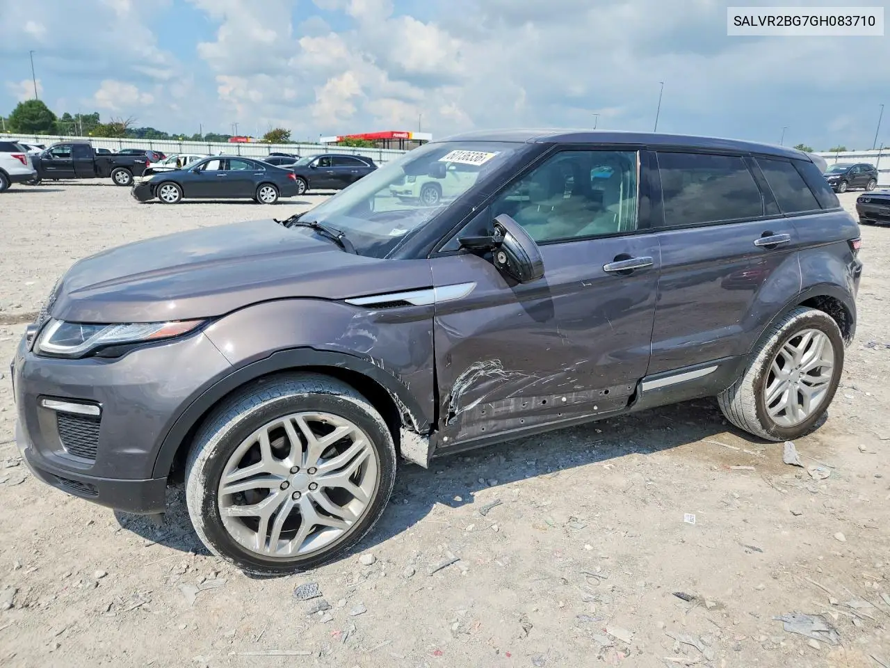 2016 Land Rover Range Rover Evoque Hse VIN: SALVR2BG7GH083710 Lot: 60136336
