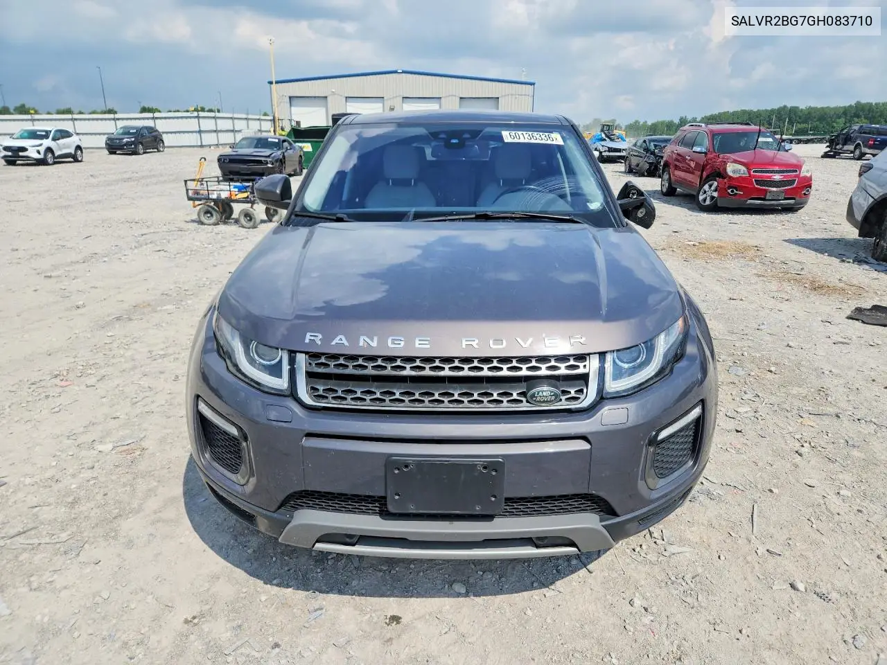2016 Land Rover Range Rover Evoque Hse VIN: SALVR2BG7GH083710 Lot: 60136336
