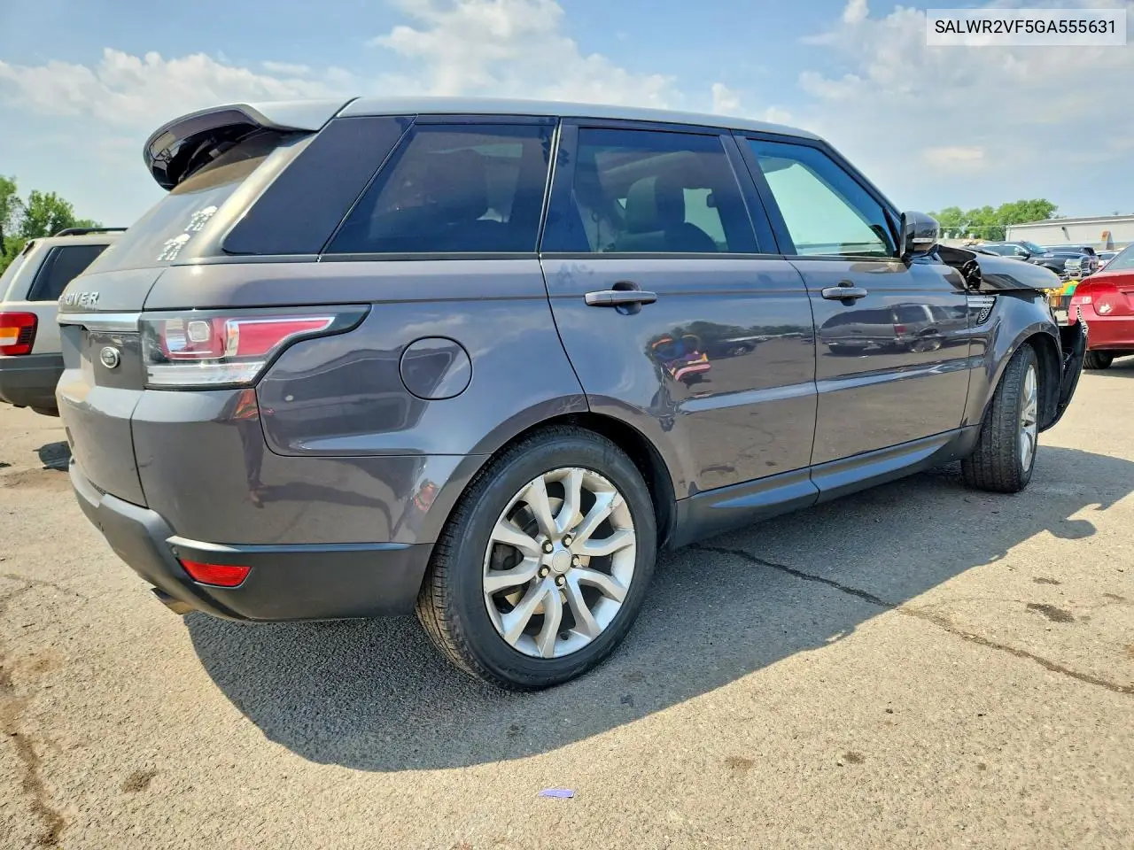 2016 Land Rover Range Rover Sport Hse VIN: SALWR2VF5GA555631 Lot: 60212366