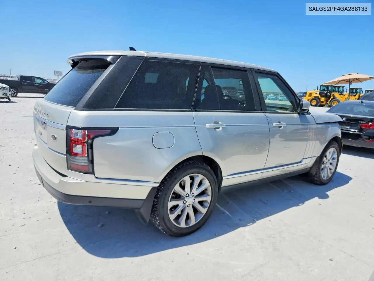 2016 Land Rover Range Rover Hse VIN: SALGS2PF4GA288133 Lot: 60215766