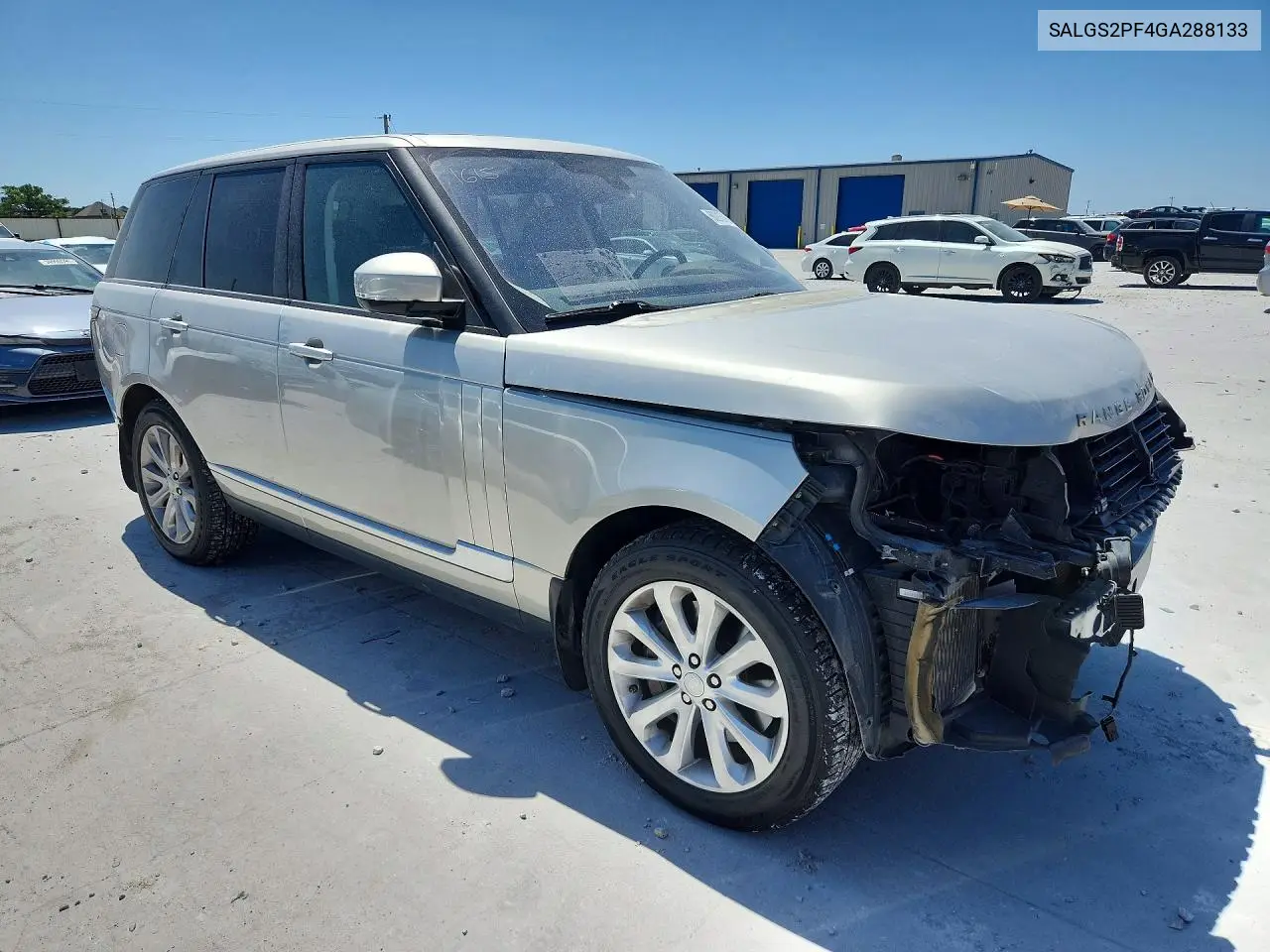 2016 Land Rover Range Rover Hse VIN: SALGS2PF4GA288133 Lot: 60215766