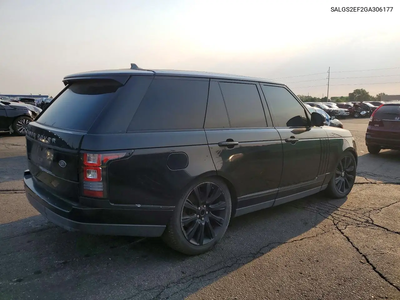 2016 Land Rover Range Rover Supercharged VIN: SALGS2EF2GA306177 Lot: 60217156
