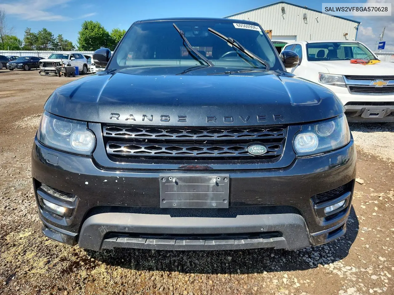 2016 Land Rover Range Rover Sport Hst VIN: SALWS2VF8GA570628 Lot: 60560906