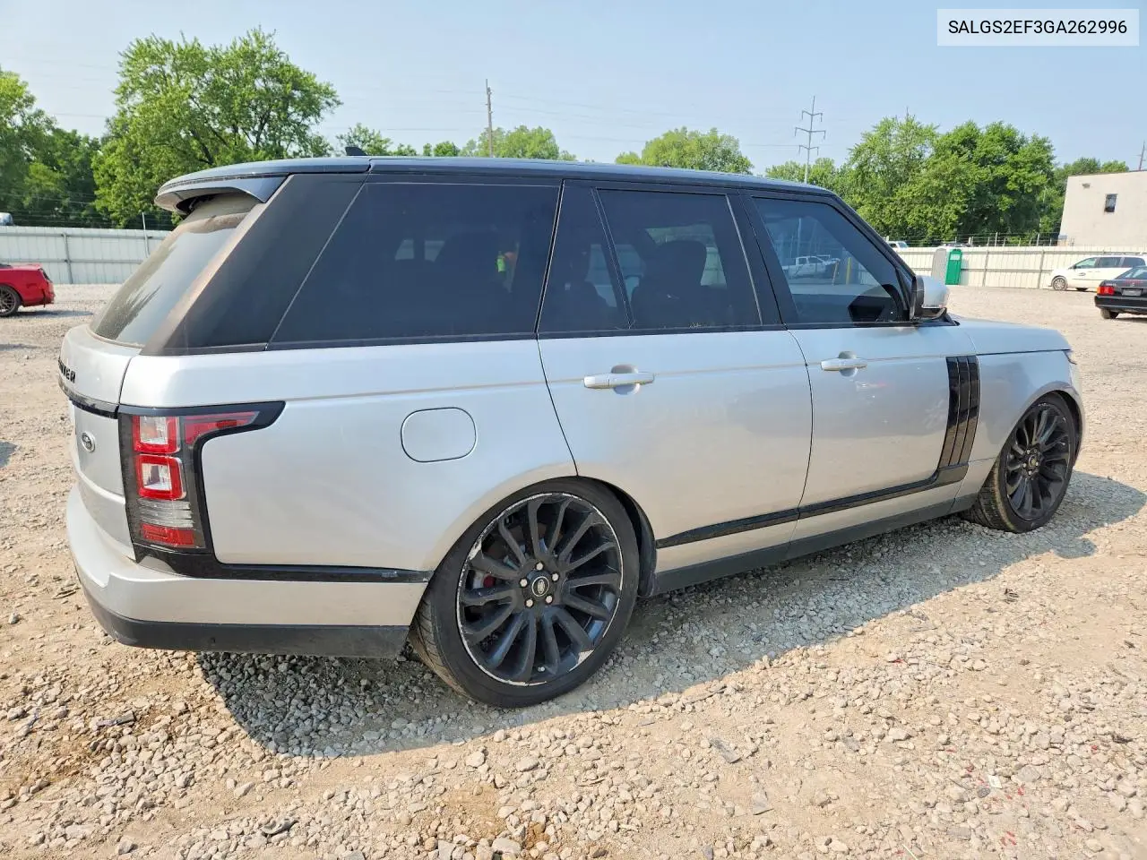 2016 Land Rover Range Rover Supercharged VIN: SALGS2EF3GA262996 Lot: 60739626