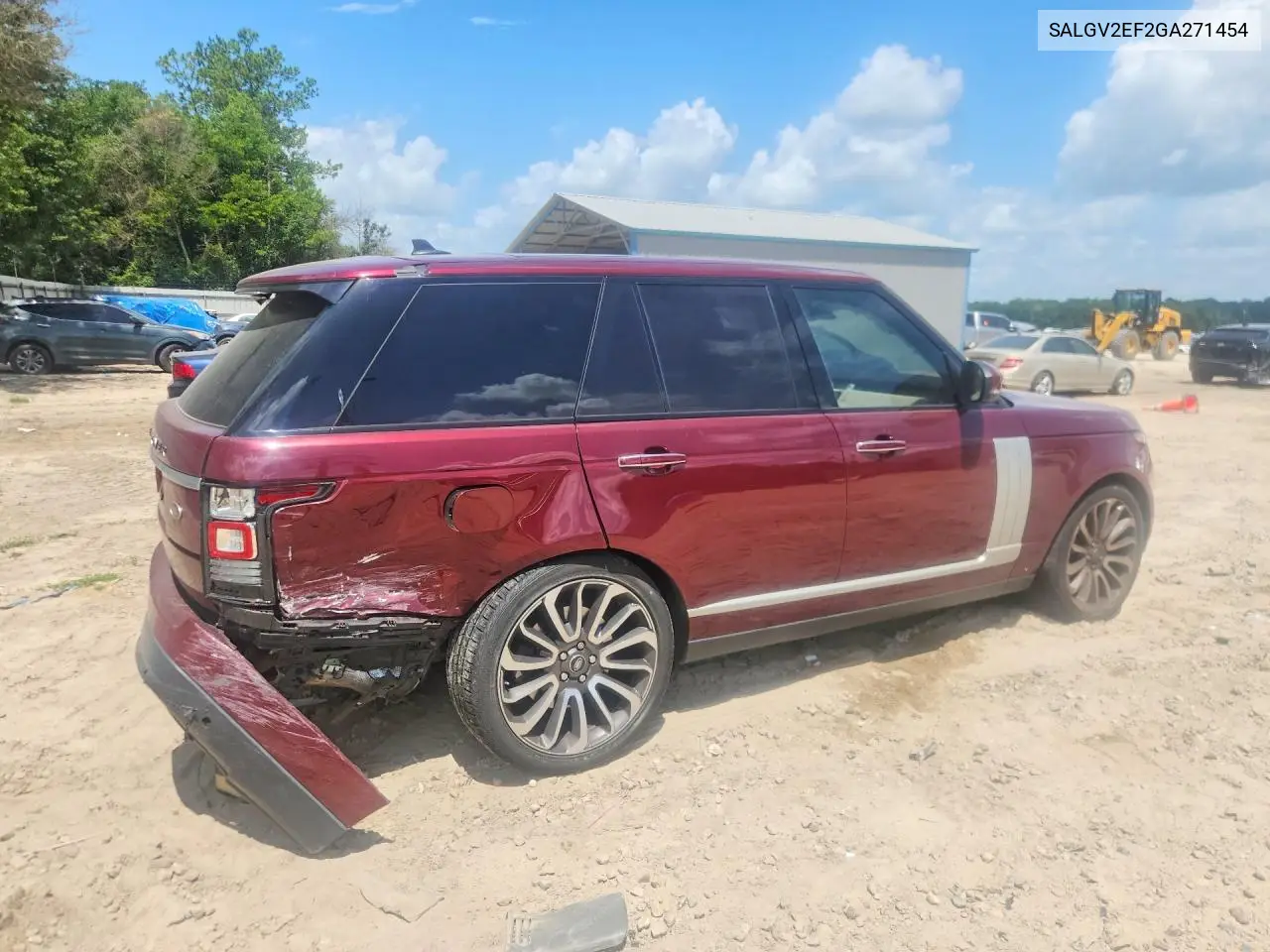 2016 Land Rover Range Rover Autobiography VIN: SALGV2EF2GA271454 Lot: 60767246