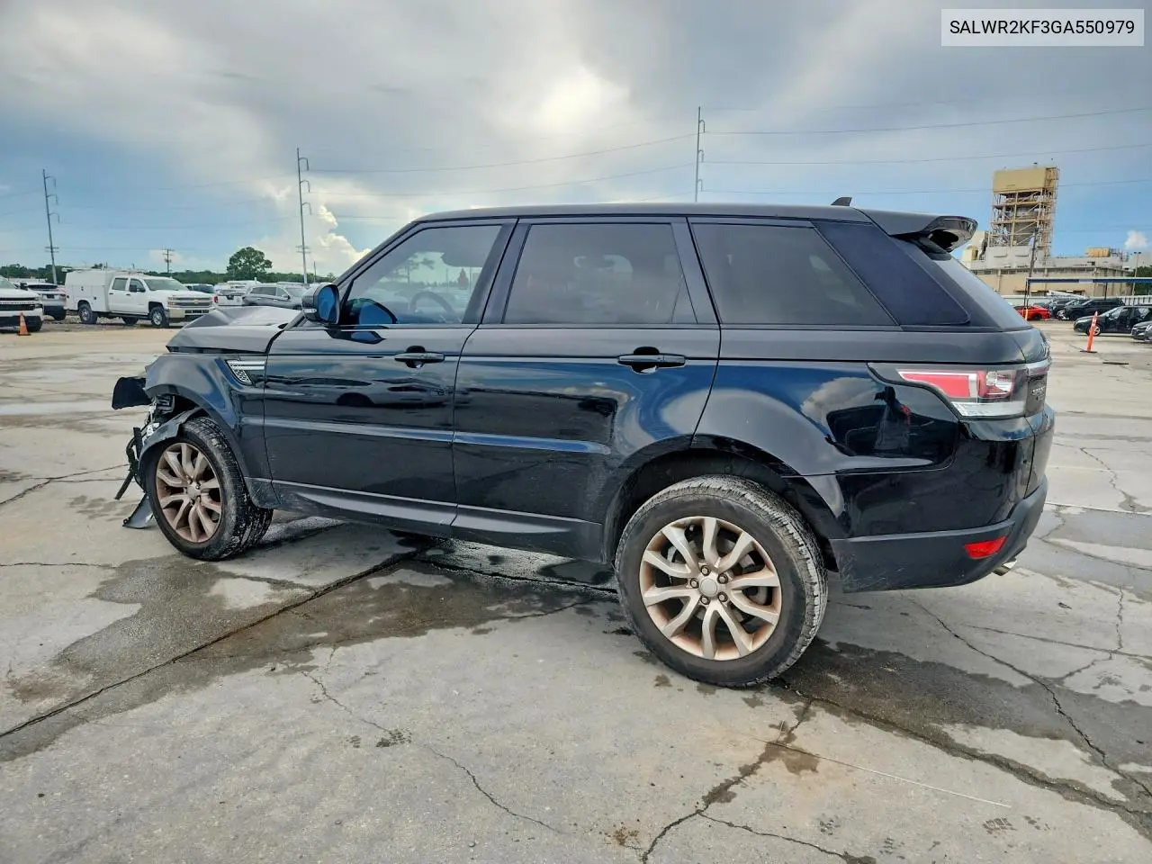 2016 Land Rover Range Rover Sport Hse VIN: SALWR2KF3GA550979 Lot: 60783566