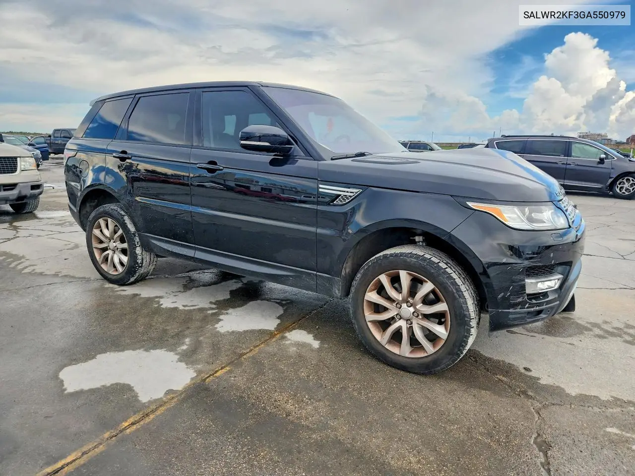 2016 Land Rover Range Rover Sport Hse VIN: SALWR2KF3GA550979 Lot: 60783566